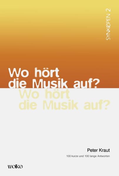 Produktbild: Wo h&ouml;rt die Musik auf?