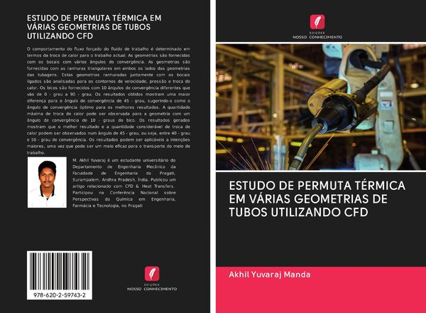 Produktbild: Estudo De Permuta T&eacute;rmica Em V&aacute;rias Geometrias De Tubos Utilizando Cfd