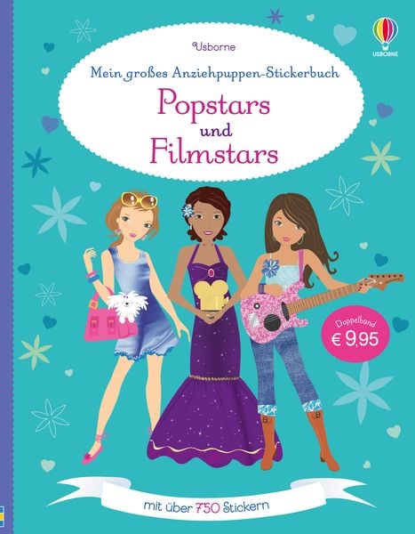 Produktbild: Mein gro&szlig;es Anziehpuppen-Stickerbuch: Popstars und Filmstars