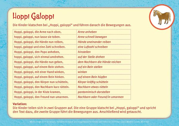Meine Finger können tanzen (Kinderspiel)