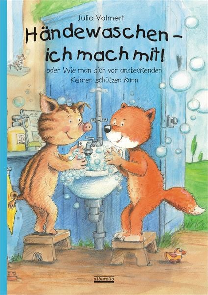 Produktbild: H&auml;ndewaschen - ich mach mit oder Wie man sich vor ansteckenden Keimen sch&uuml;tzen kann! Bilderbuch &uuml;bers richtige H&auml;ndewaschen, inkl. Hust- und Nies-Etikette!
