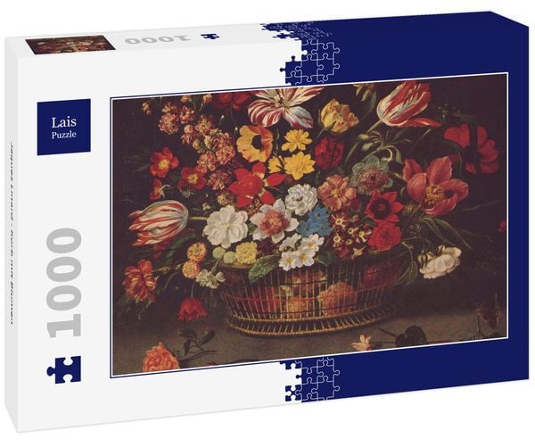 Produktbild: Lais Puzzle Jaques Linard - Korb mit Blumen 1000 Teile
