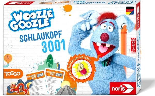 Noris 606102071 - Toggo, Woozle Goozle Schlaukopf 3001, Frage-Antwort-Spiel, Quizspiel