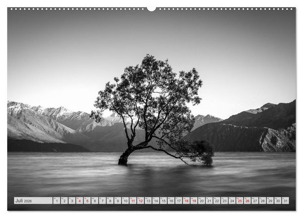 Produktbild: Monochrome Wonders (hochwertiger Premium Wandkalender 2026 DIN A2 quer), Kunstdruck in Hochglanz