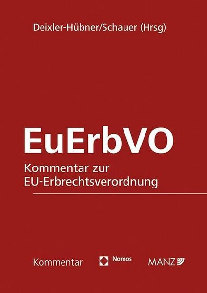 Produktbild: Kommentar zur EU-Erbrechtsverordnung