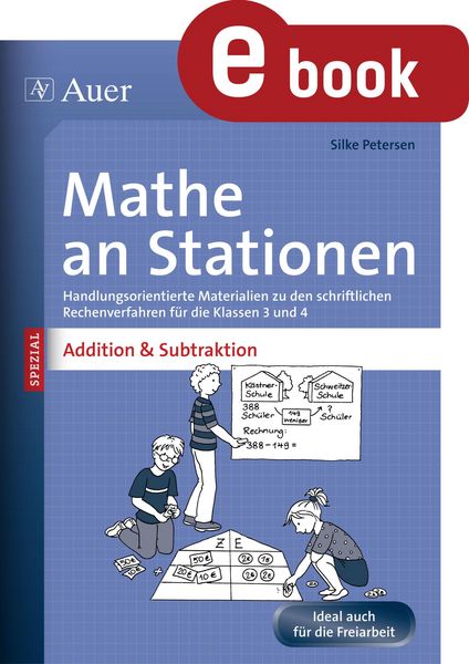 Produktbild: Mathe an Stationen Addition & Subtraktion 3-4