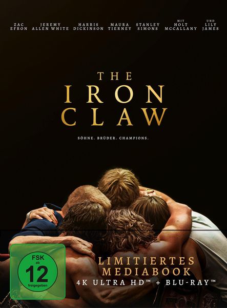 Produktbild: The Iron Claw - Mediabook (4K Ultra HD) (+ Blu-ray)