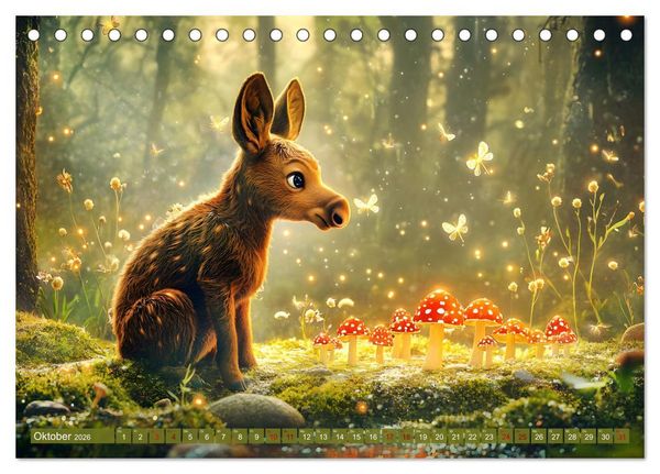 Produktbild: Emil und die Wunder der Natur (Tischkalender 2026 DIN A5 quer), CALVENDO Monatskalender