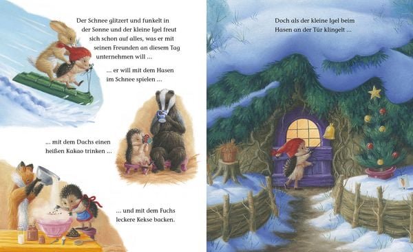 Produktbild: Der kleine Igel und der turbulente Weihnachtstag