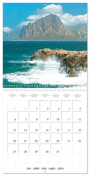 Produktbild: Beautiful Sicily (Wall Calendar 2026 12 &times; 12 Inch) CALVENDO 12 Month Wall Calendar