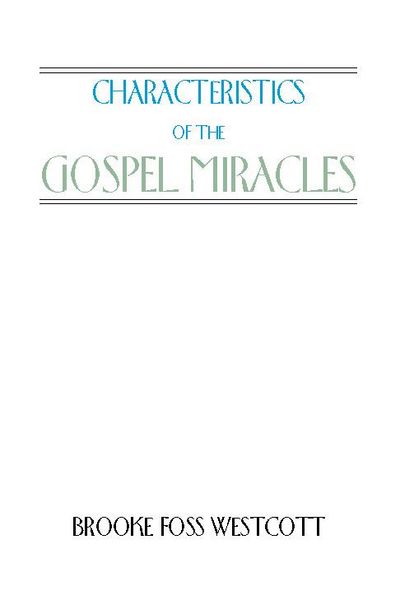 Produktbild: Characteristics of the Gospel Miracles