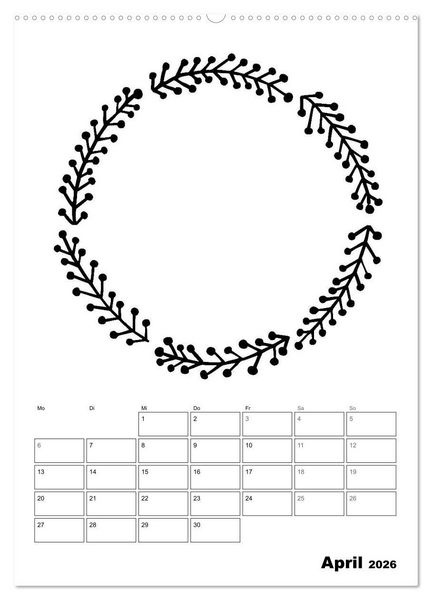 Produktbild: Rahmen Bastel-Kalender - DIY Fotos-Spr&uuml;che-Zitate (hochwertiger Premium Wandkalender 2026 DIN A2 hoch), Kunstdruck in Hochglanz