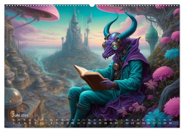 Produktbild: unm&ouml;gliche Traumwelten (Wandkalender 2026 DIN A2 quer), CALVENDO Monatskalender