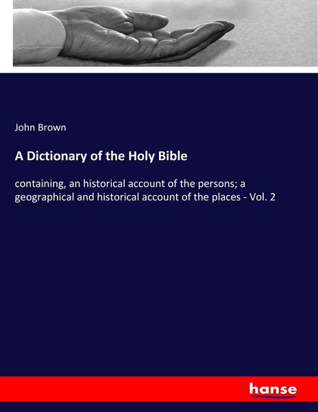 Produktbild: A Dictionary of the Holy Bible