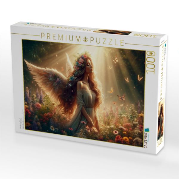Produktbild: CALVENDO Puzzle Vertr&auml;umter Engel | 1000 Teile Lege-Gr&ouml;&szlig;e 64x48cm Foto-Puzzle f&uuml;r gl&uuml;ckliche Stunden