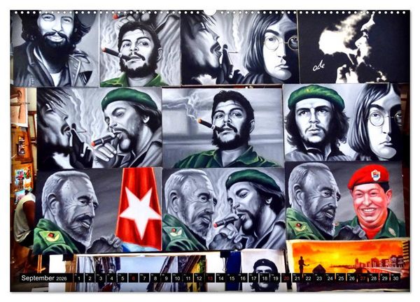 Produktbild: CHE - Ernesto Che Guevara in Kuba (hochwertiger Premium Wandkalender 2026 DIN A2 quer), Kunstdruck in Hochglanz