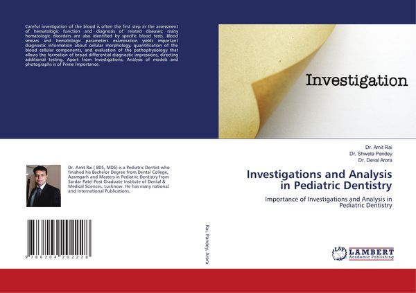 Produktbild: Investigations and Analysis in Pediatric Dentistry