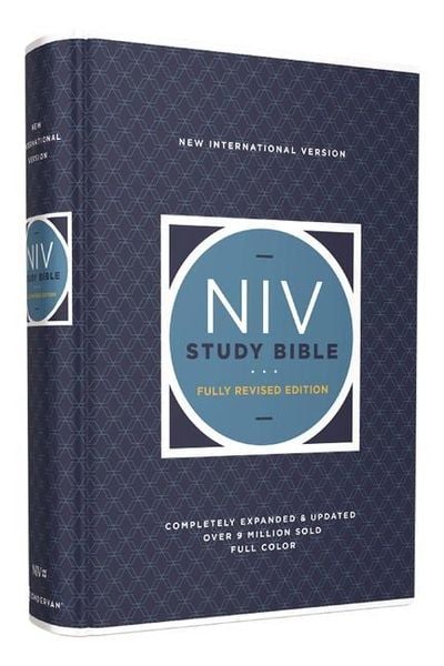 NIV Study Bible, Fully Revised Edition, Hardcover, Red Letter, Comfort Print, Gebundene Ausgabe von Zondervan, Zondervan, 9780310448945