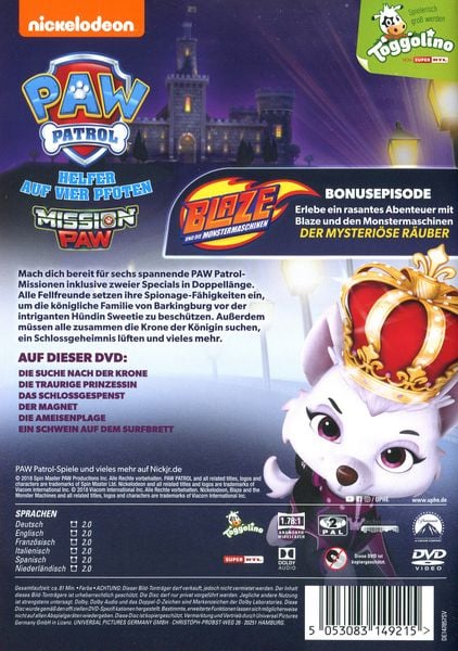 "Paw Patrol - Mission Paw" auf DVD - jetzt bei bücher.de bestellen