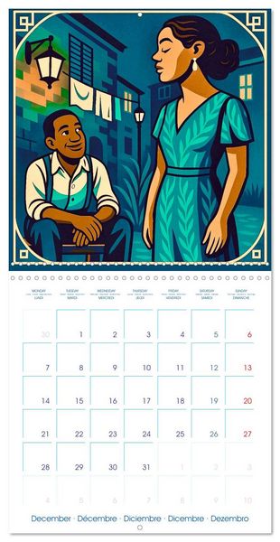 Produktbild: George Gershwin (Wall Calendar 2026 12 &times; 12 Inch) CALVENDO 12 Month Wall Calendar
