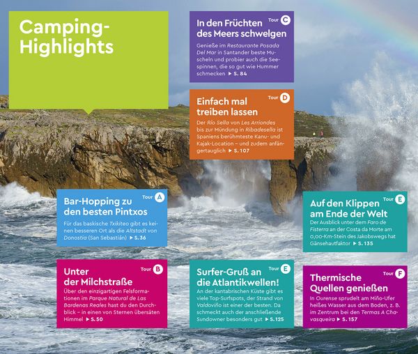 Produktbild: MARCO POLO Camper Guide Nordspanien: Atlantikk&uuml;ste & Pyren&auml;en