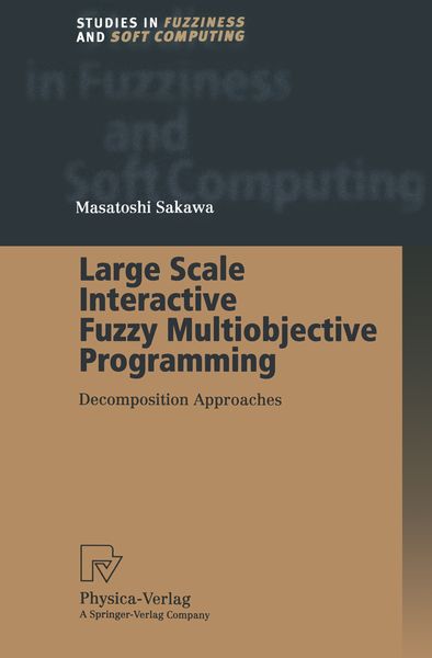 Produktbild: Large Scale Interactive Fuzzy Multiobjective Programming