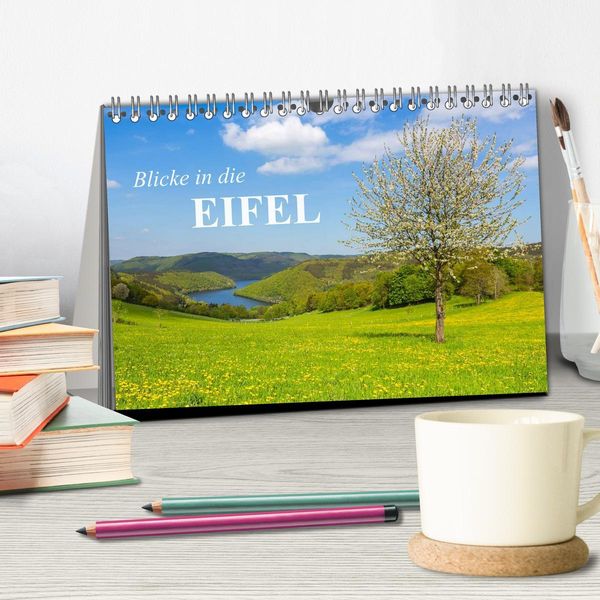 Produktbild: Blicke in die Eifel (Tischkalender 2026 DIN A5 quer), CALVENDO Monatskalender