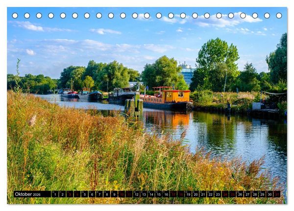 Produktbild: Ein Blick auf Groningen (Tischkalender 2026 DIN A5 quer), CALVENDO Monatskalender
