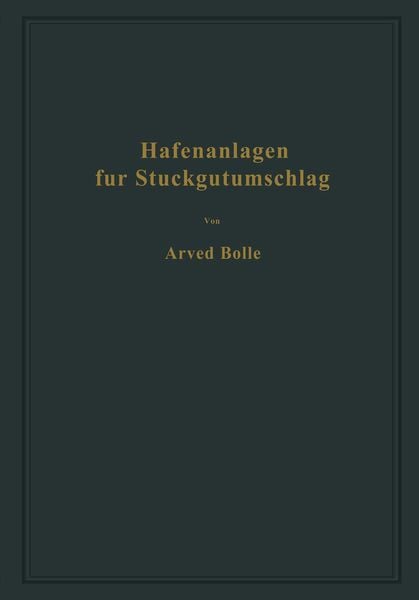 Produktbild: Hafenanlagen f&uuml;r St&uuml;ckgutumschlag