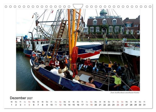 Produktbild: Krabbenkutter in Ostfriesland (Wandkalender 2027 DIN A4 quer), CALVENDO Monatskalender