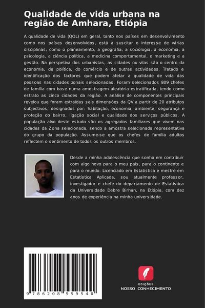 Produktbild: Qualidade de vida urbana na regi&atilde;o de Amhara, Eti&oacute;pia
