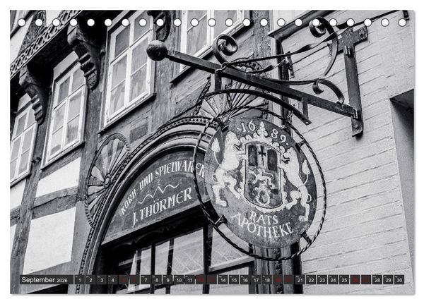 Produktbild: Ein Blick auf Osterode am Harz (Tischkalender 2026 DIN A5 quer), CALVENDO Monatskalender