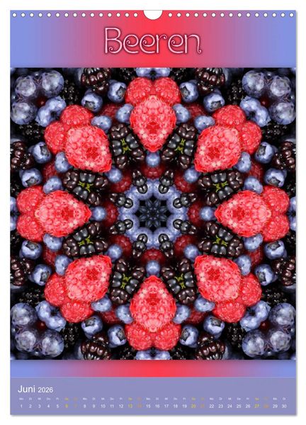 Produktbild: Kulinarische Mandalas (Wandkalender 2026 DIN A3 hoch), CALVENDO Monatskalender