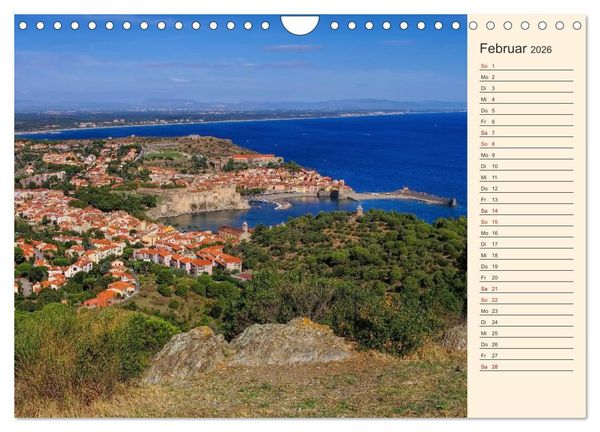 Produktbild: Collioure - Perle der Cote Vermeille (Wandkalender 2026 DIN A4 quer), CALVENDO Monatskalender