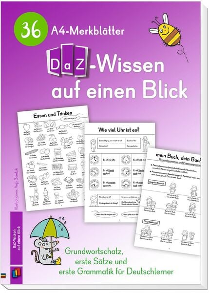 Produktbild: 36 A4-Merkbl&auml;tter DaZ-Wissen auf einen Blick
