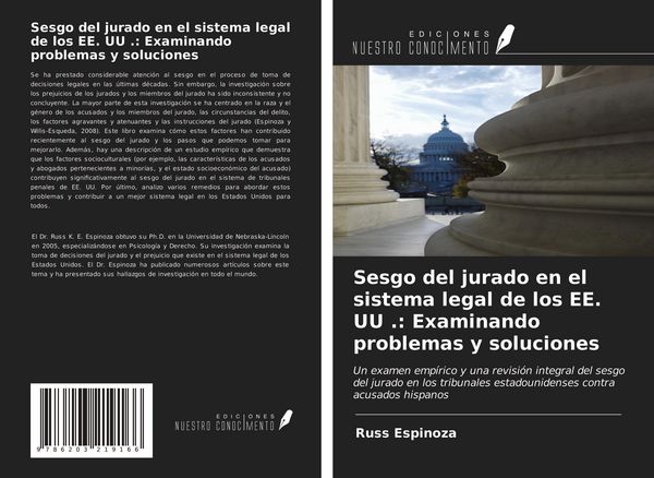 Produktbild: Sesgo del jurado en el sistema legal de los EE. UU .: Examinando problemas y soluciones