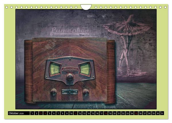 Produktbild: RADIO LEGENDEN (Wandkalender 2026 DIN A4 quer), CALVENDO Monatskalender