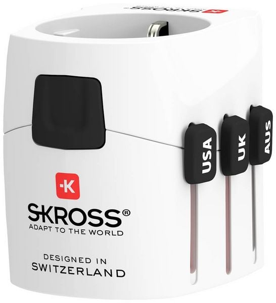 Skross 1103165 Reiseadapter Pro Light World