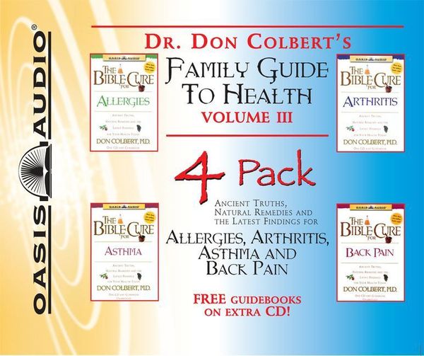 Produktbild: Dr. Colbert's Family Guide to Health 4-Pack, #3: Allergies, Asthma, Arthritis, Back Pain