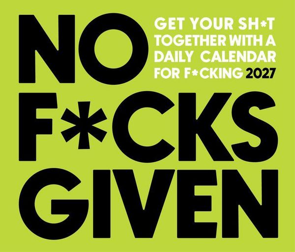 Produktbild: No F*cks Given 2027 5.4 X 6.2 Box Calendar