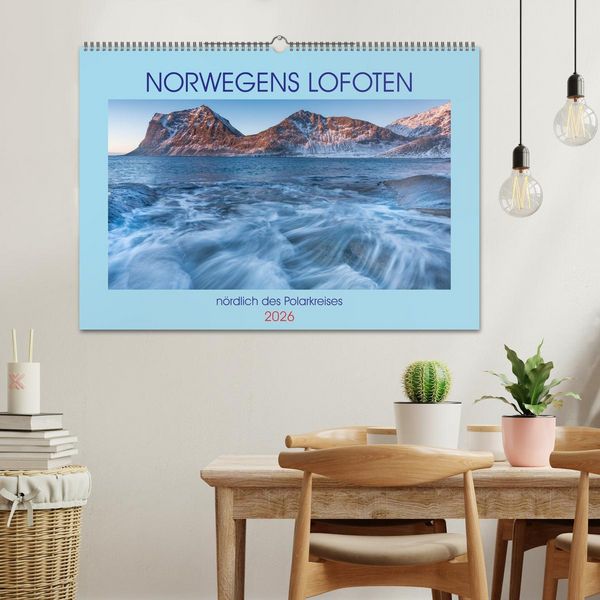 Produktbild: Norwegens Lofoten (Wandkalender 2026 DIN A2 quer), CALVENDO Monatskalender