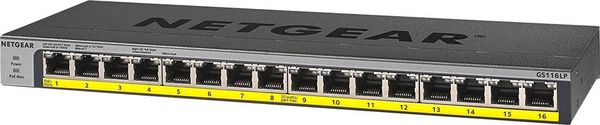 NETGEAR 16-Port PoE-PoE+GB unmanaged Switch 76W