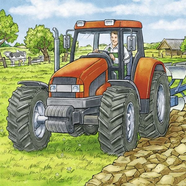 Produktbild: Ravensburger Puzzle Große Landmaschinen