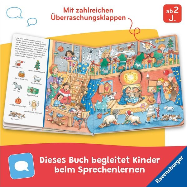 Produktbild: Mein Sachen suchen Wimmelbuch: Weihnachtszeit