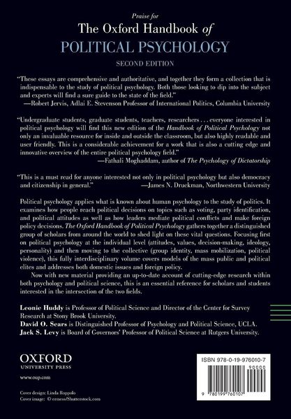 Produktbild: Oxford Handbook of Political Psychology