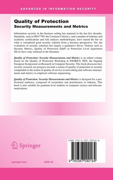 Produktbild: Quality Of Protection