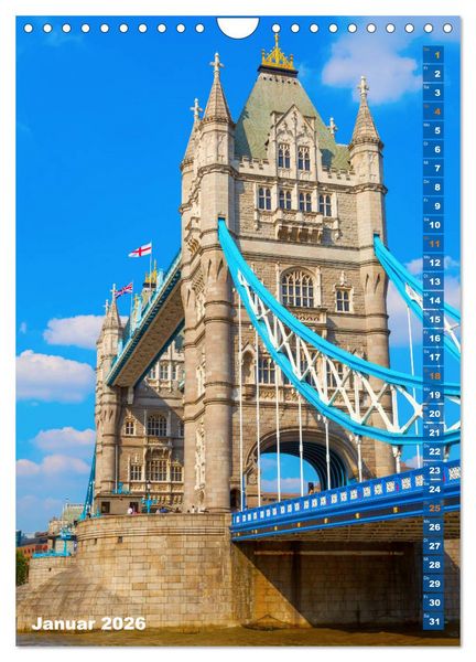 Produktbild: London ist eine Reise wert (Wandkalender 2026 DIN A4 hoch), CALVENDO Monatskalender