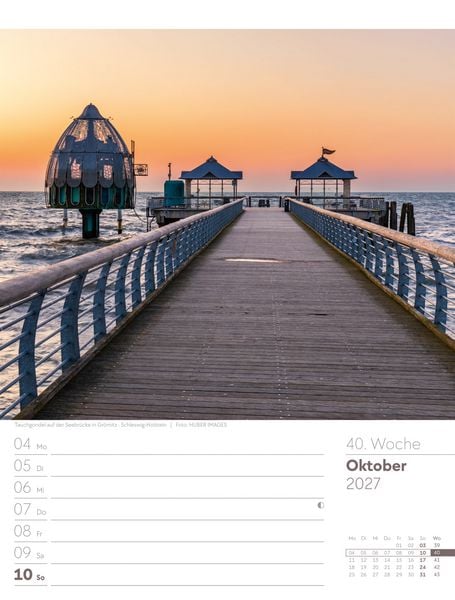 Produktbild: Malerisches Deutschland Wochenplaner Kalender 2027