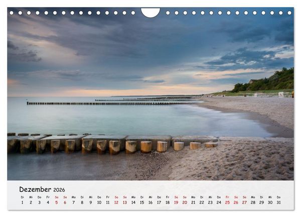 Produktbild: Fischland-Dar&szlig;-Zingst - Zwischen Bodden und Ostsee (Wandkalender 2026 DIN A4 quer), CALVENDO Monatskalender