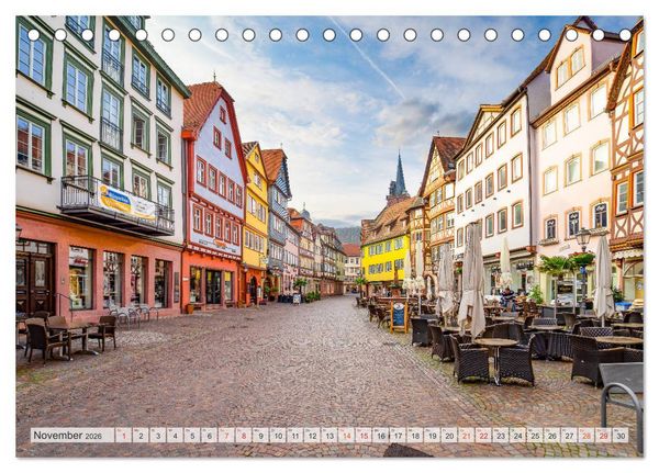 Produktbild: Wertheim Impressionen (Tischkalender 2026 DIN A5 quer), CALVENDO Monatskalender